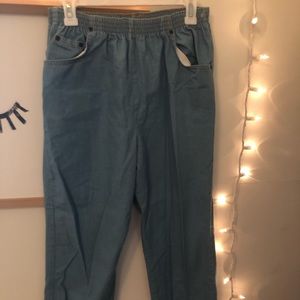 Vintage Elastic Waistband Jeans